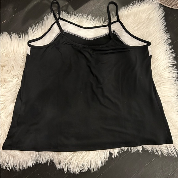 Anne Klein Mesh Insert Camisole - Picture 2 of 6